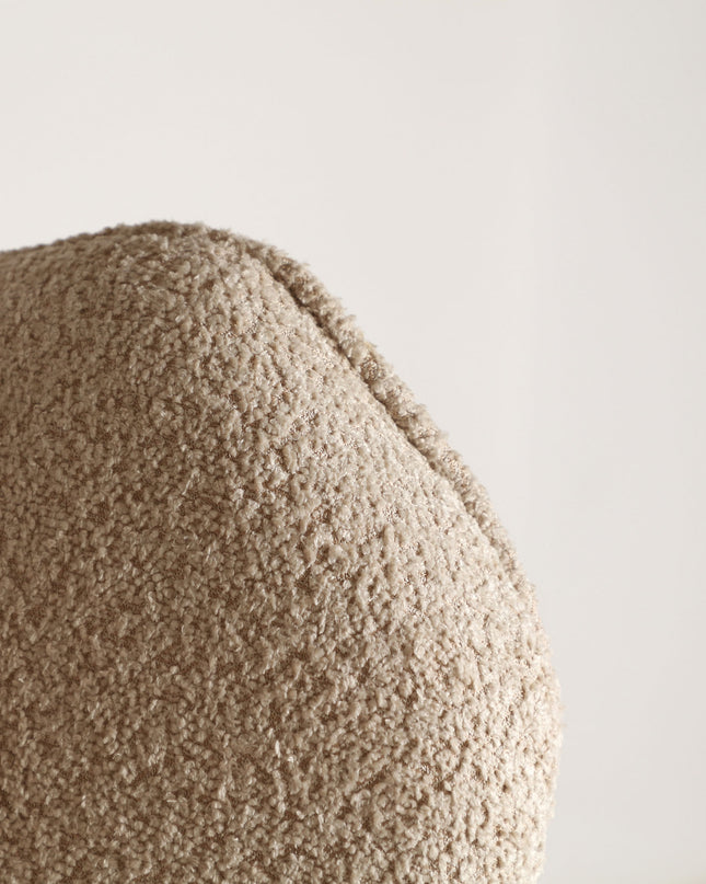 Fauteuil rotatif bouclé Privas