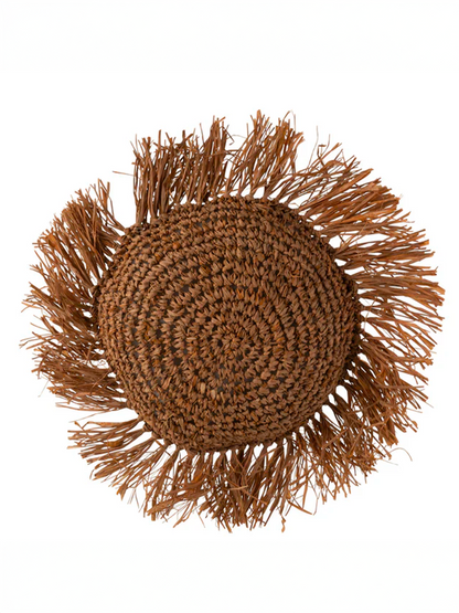 Coussin Raffia