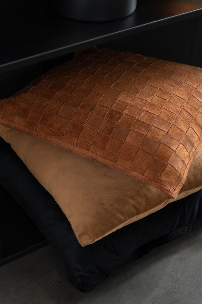 Coussin Cognac