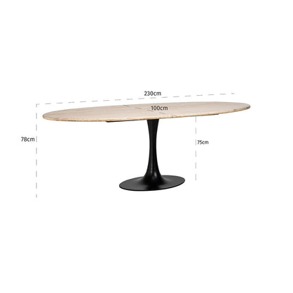 Table Hampton Ovale